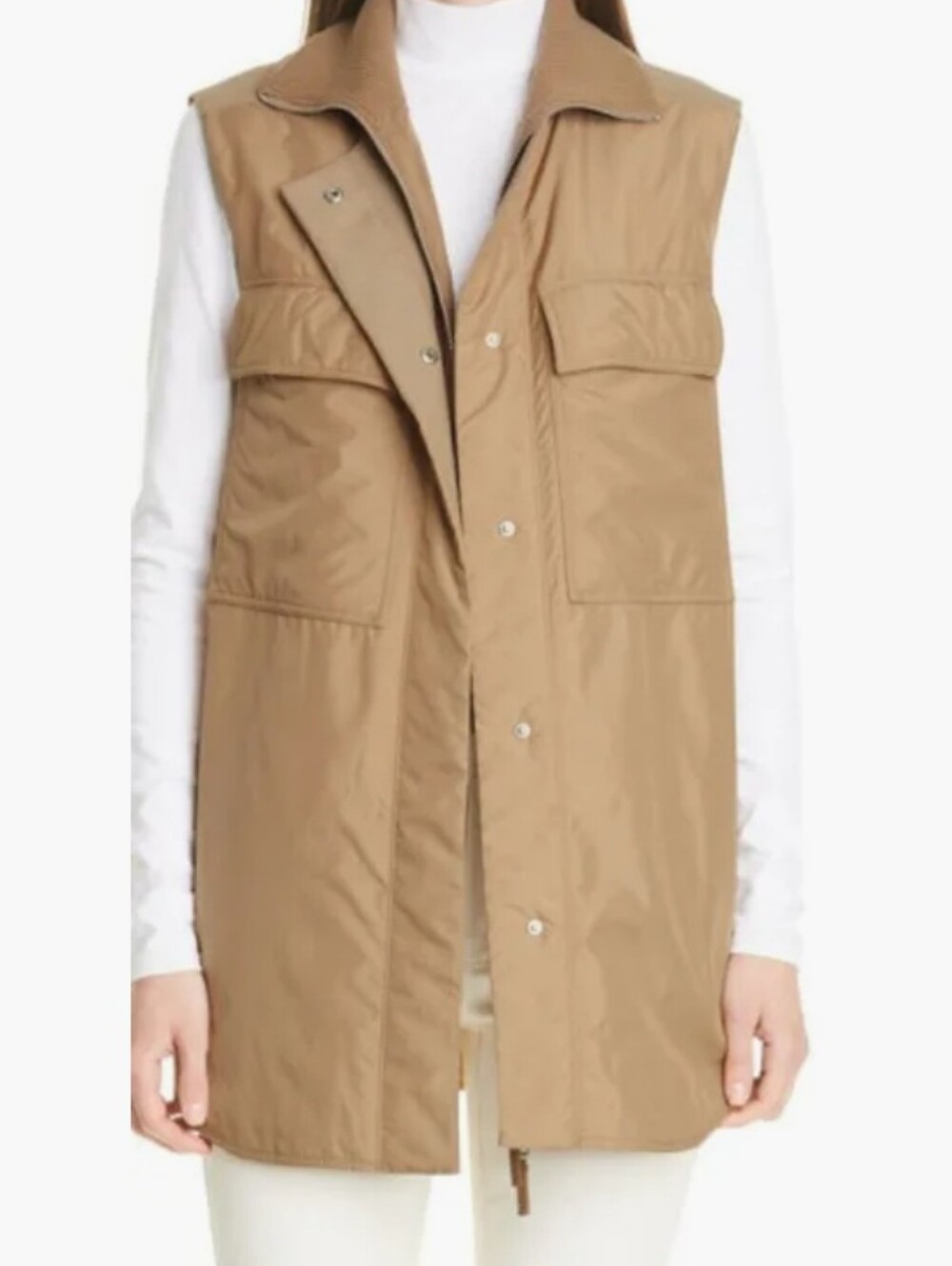 Lafayette 148 New York Tan Vest COLLECTORS